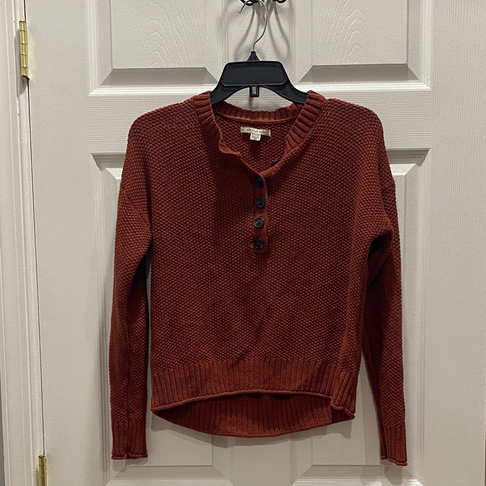 American Eagle Outfitters Rust Sweater (XS)